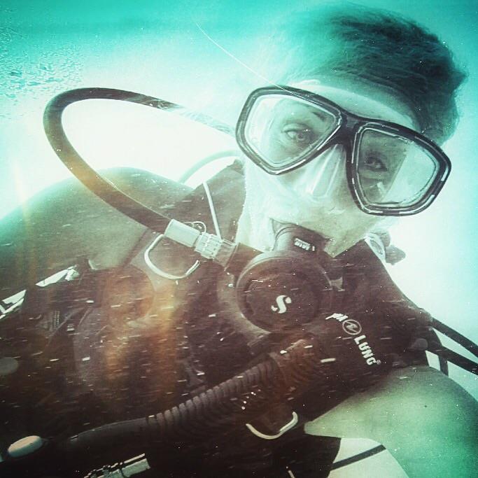 SCUBA selfie