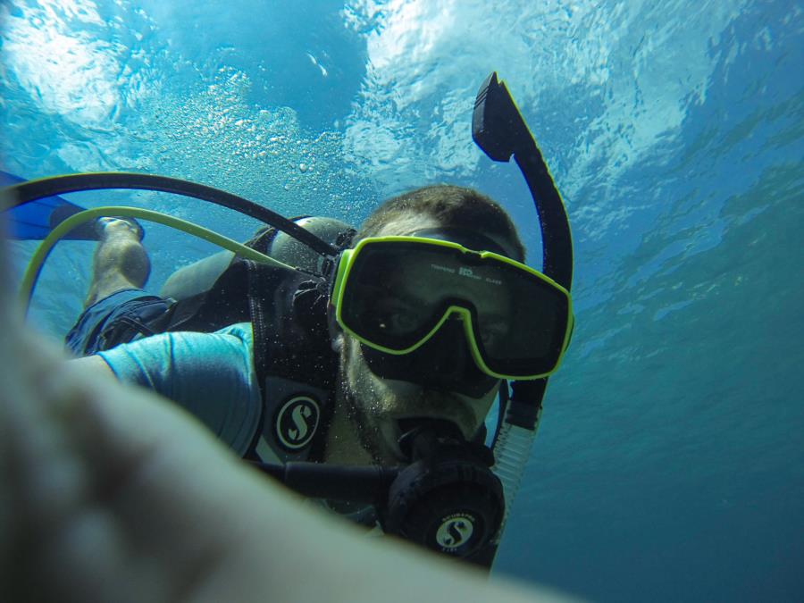 First time diving in Caymans