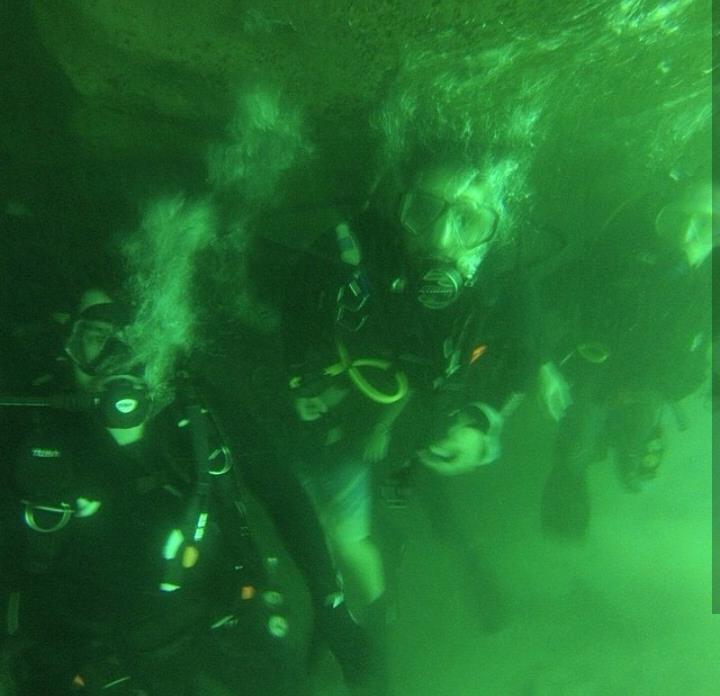 diving with fellow Vets