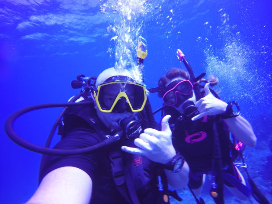 Wife and I in Cozumel