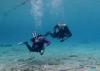 Mike & Jane doing their check out dive in Bonaire