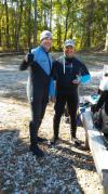 Buddy Mike and i at Mystery lake