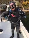 Getting ready for Trimix dive on R.A.Jodrey