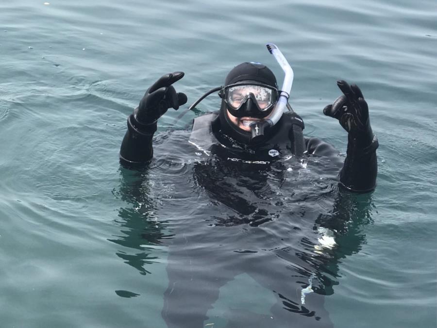 First Dive
