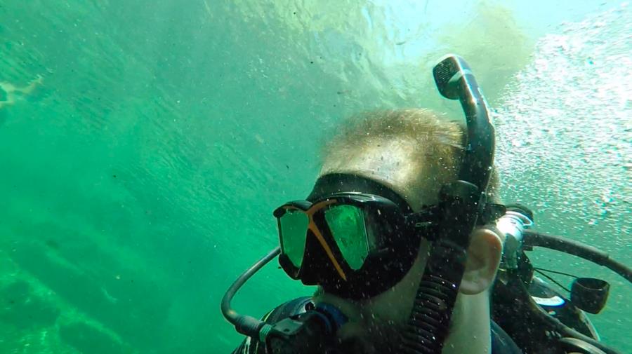 scuba selfie