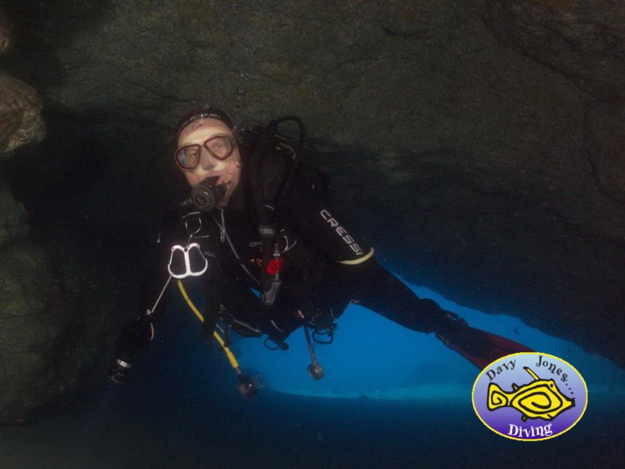 Exploring the caves of El Cabrón, Gran canaria