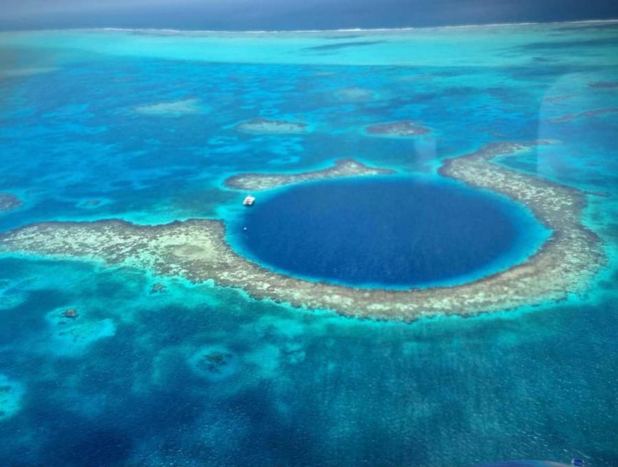 Big blue hole