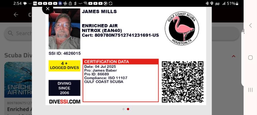 New cert.