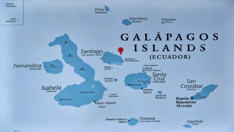 Galapagos Map Humboldt Explorer