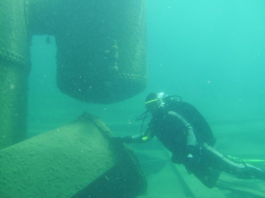 Me at the boiler of the Wetmore