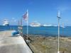 Carnival Magic view from Divers Down Pier