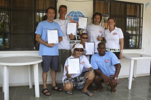 Scuba instructor training - Kansas and Costa Rica, Split between 2 worlds