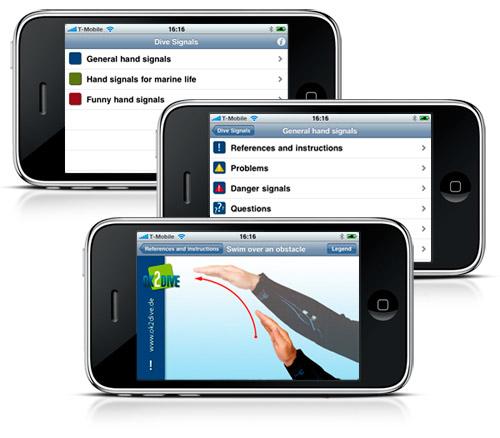 Dive Signals - iPhone & iPod touch app for divers at the app-store