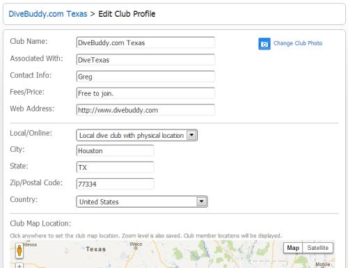How to Manage a Dive Club on DiveBuddy.com