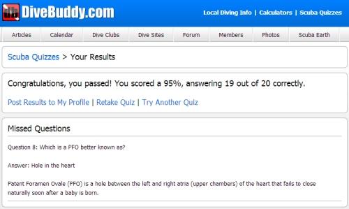 Online SCUBA Quizzes - Test Your Diving Knowledge