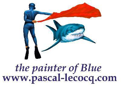 Pascal - Painter of Blue at Our World-Underwater