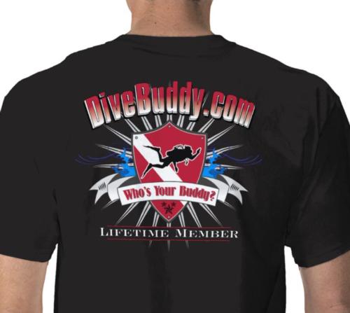 New T-Shirt for LifeTime DiveBuddy.com Members