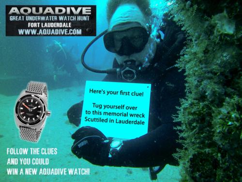 Aquadive’s Second Great Underwater Watch Hunt launches in Shipwreck-rich waters