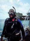 Blotched Fantail Ray at a Cleaning Station