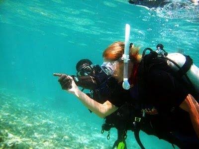 People with disability’s who learn to scuba dive