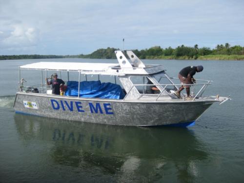 DIVE ME, new dive boat being built in Navua, Fiji for Mad Fish Dive Centre