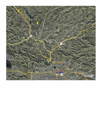 MAP of CASTAIC LAKE