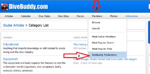 Need Help? How to Contact a DiveBuddy Moderator