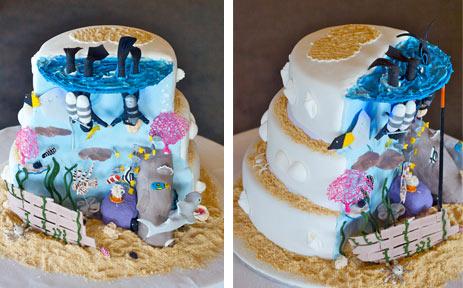 Awesome Scuba Diving Wedding Cake Ideas!