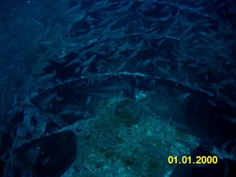 U-352 - Ribs of the external fuel tank.