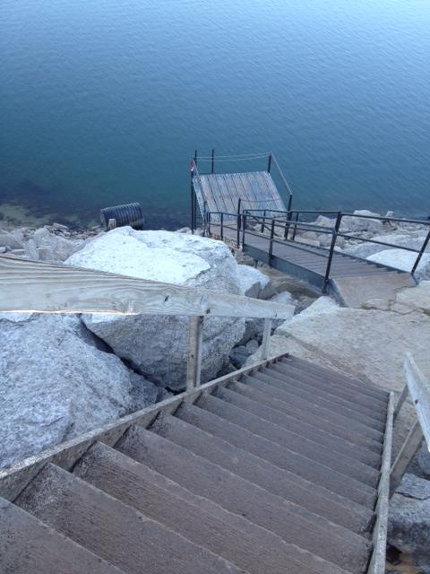 Windy Point Park-Lake Travis - Platforms to low water levels