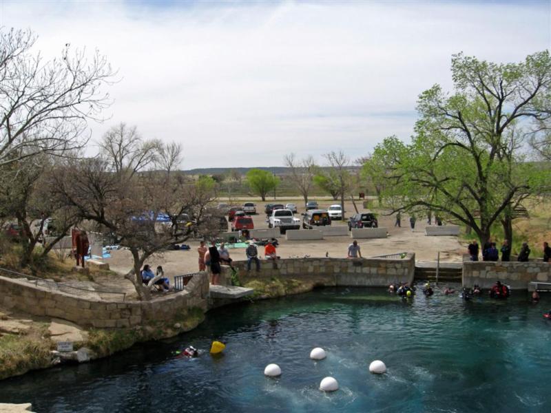 Blue Hole, Santa Rosa NM - Blue Hole Sign