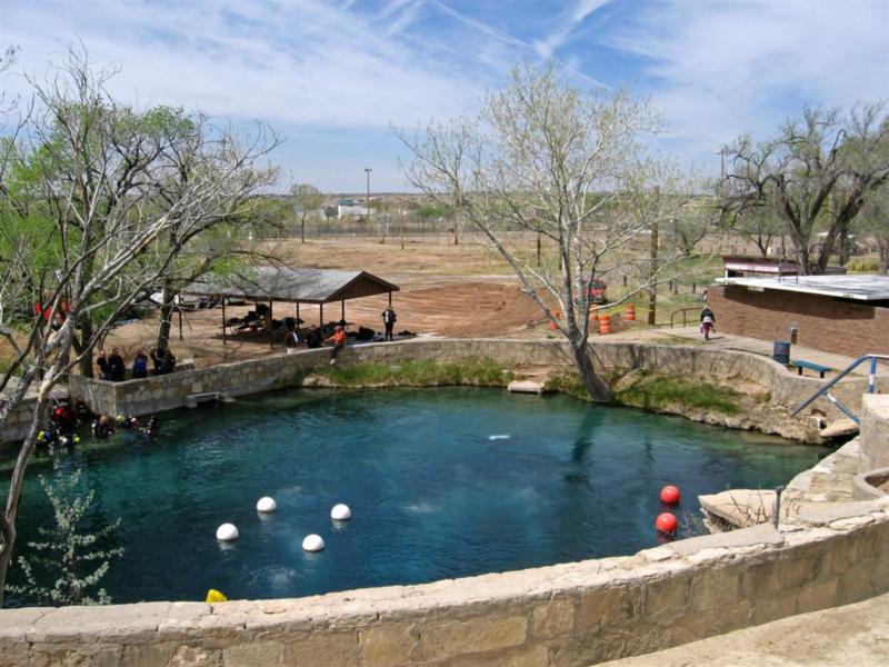 Blue Hole, Santa Rosa NM - Blue Hole Above