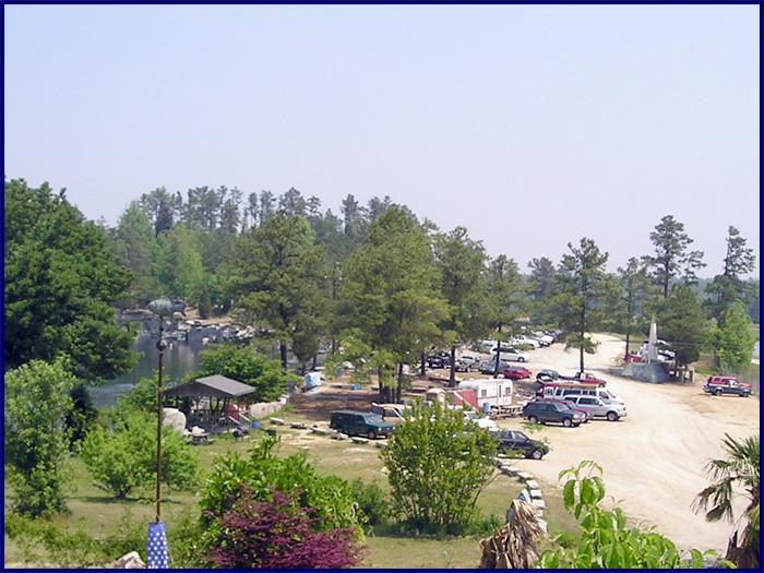 Fantasy Lake Adventure Park - Large parking lot