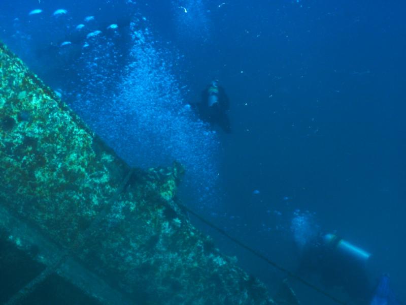 Texas Clipper - Divers in the Clipper waters