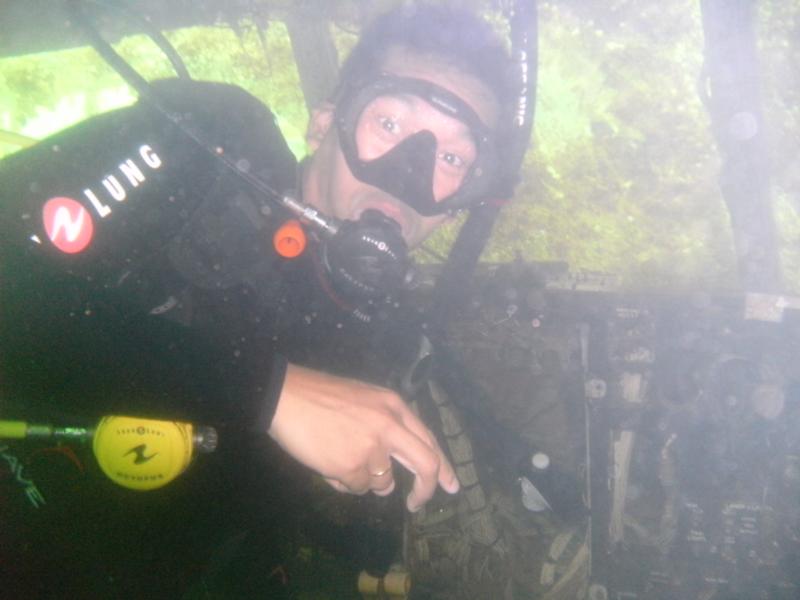 Mammoth Lake - Laysander inside U.S.A.F. C-130 plane @ 5 feet away