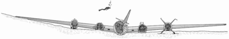 B-29 - Lake Mead - Front view