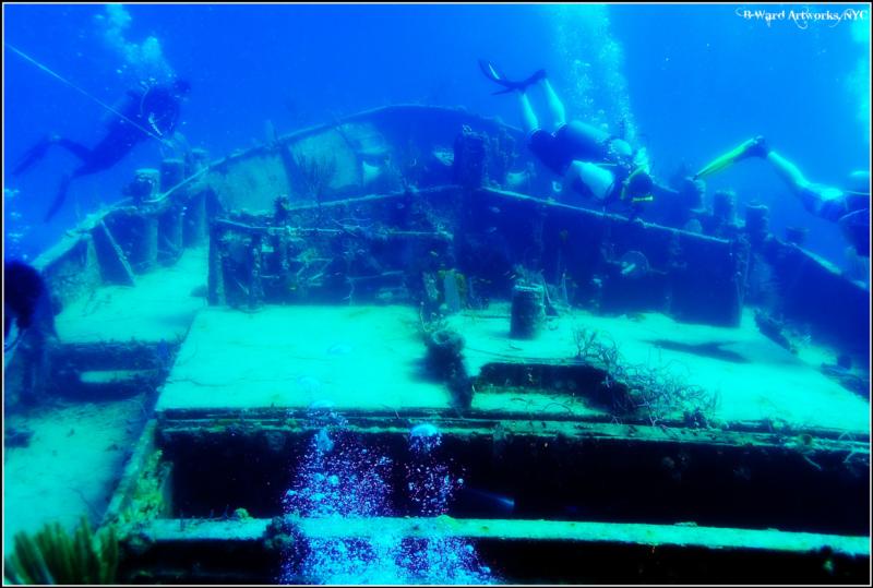 James Bond Wrecks, Thunderball - wreck dive bahamas