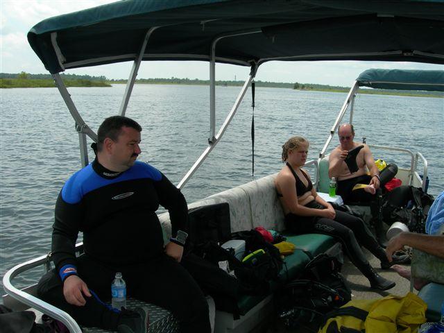 Cooper River - Typical dive vessel on the Cooper