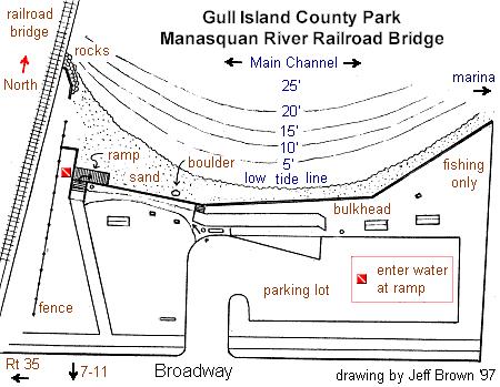 Point Pleasant Rail Road Bridge - dive site sketch doesn’t show best area upstream