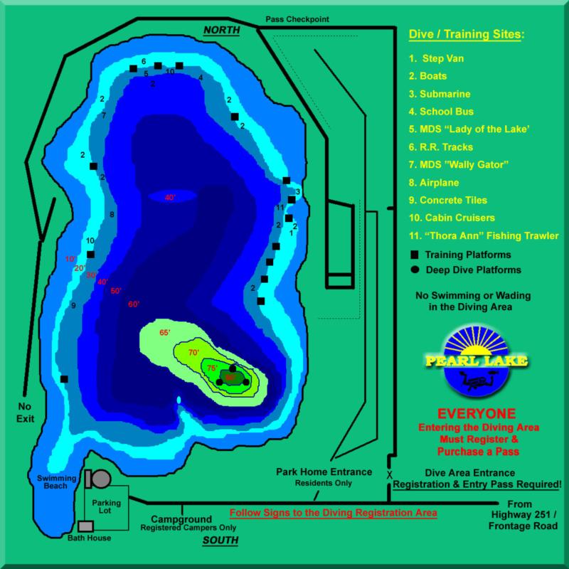 Pearl Lake - Arial Map