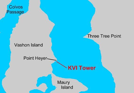 The Tower - KVI Tower - map