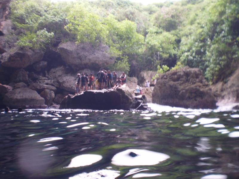 The Grotto - water view of cavern