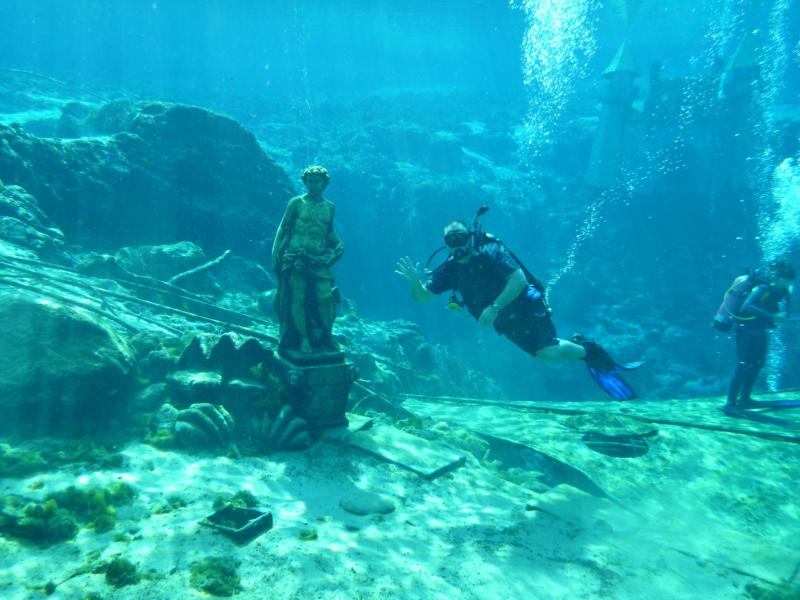 Weeki Wachee Springs - Prince Statue 8-14-11