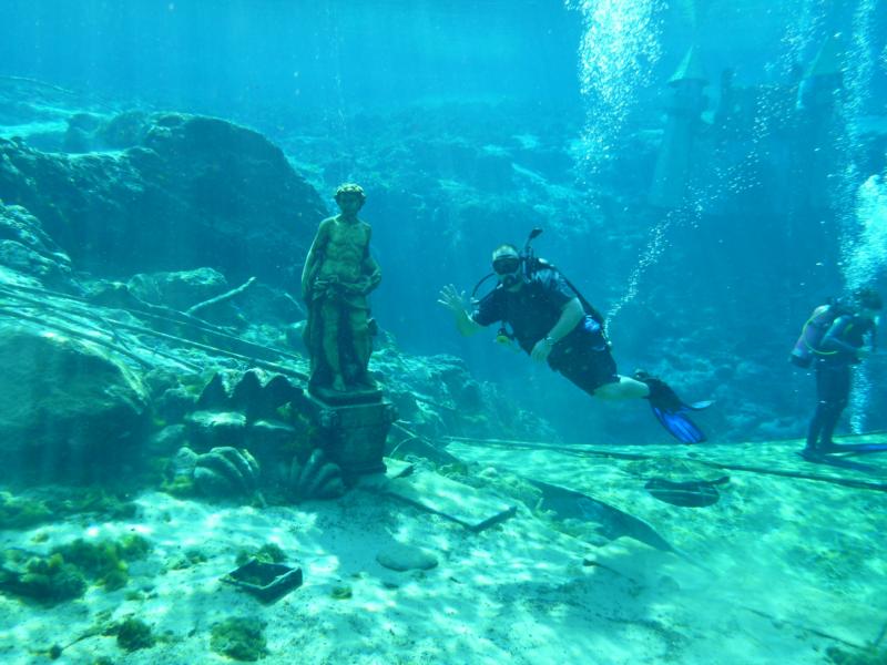 Weeki Wachee Springs - Prince Statue 8-14-11