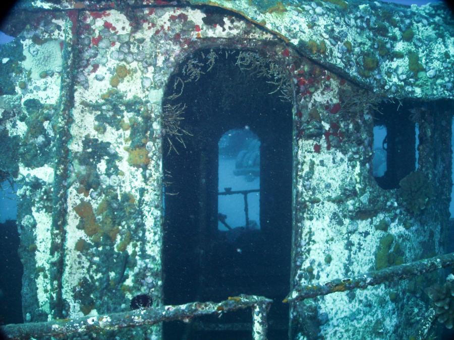 St. Anthony Wreck - View through