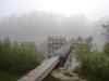 Foggy dock