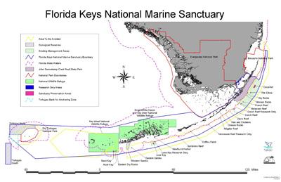 Dry Tortugas National Park - Map