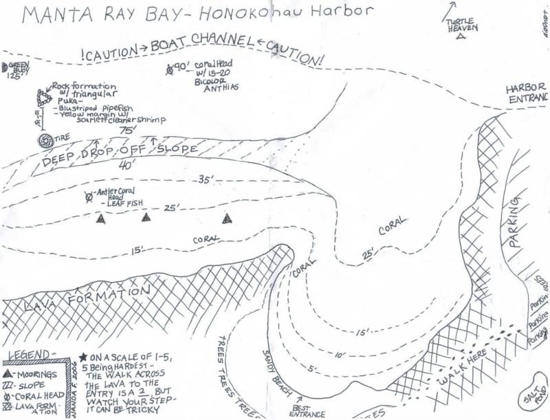 manta ray bay/ honokohau harbor - manta ray bay