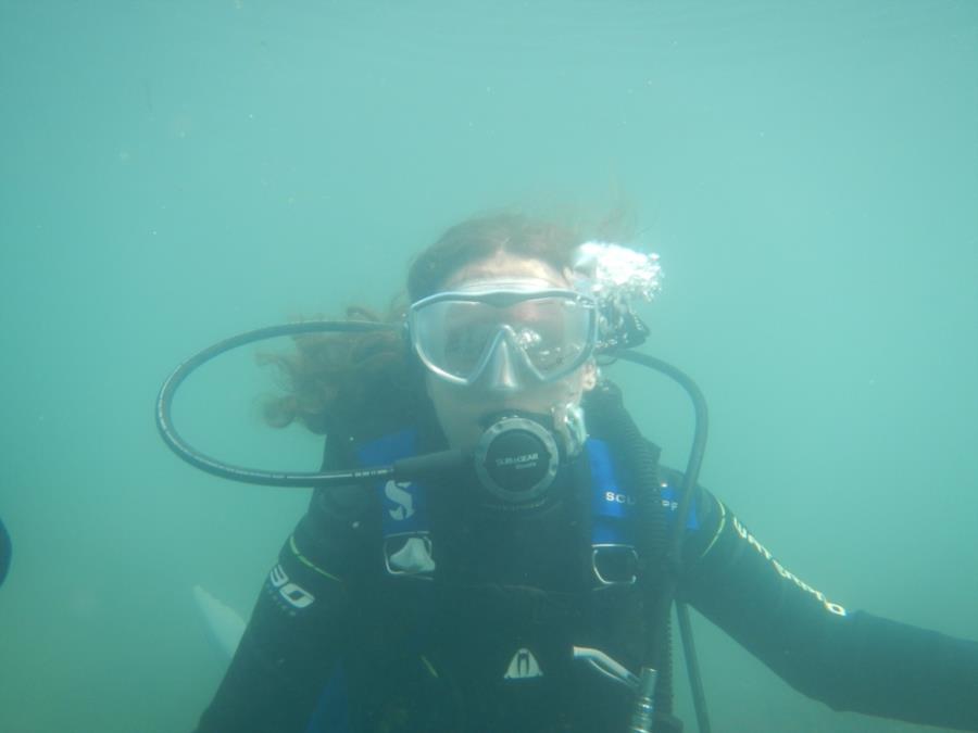 Comal River - Sarah Drifting in the Comal River