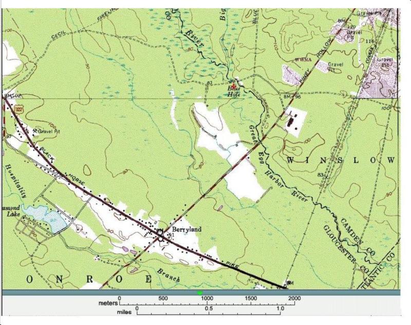 Blue Hole "The Devil’s Bathtub" - Blue Hole (NJ) - map